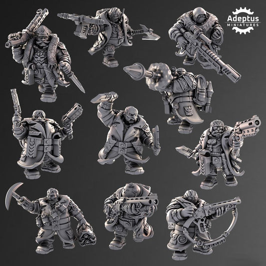 Adeptus Miniatures Kill Squad. Dwarves (Custom Order) - product image 2 of 3