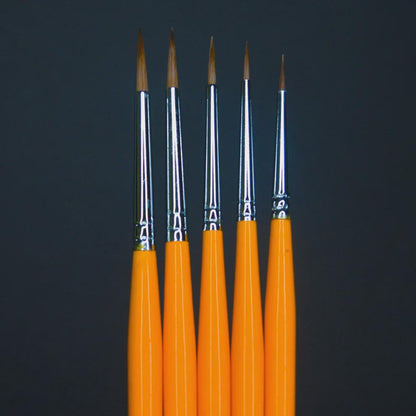 Orange Brushes Set of 5 Brushes (Custom Order) - product image 1 of 2