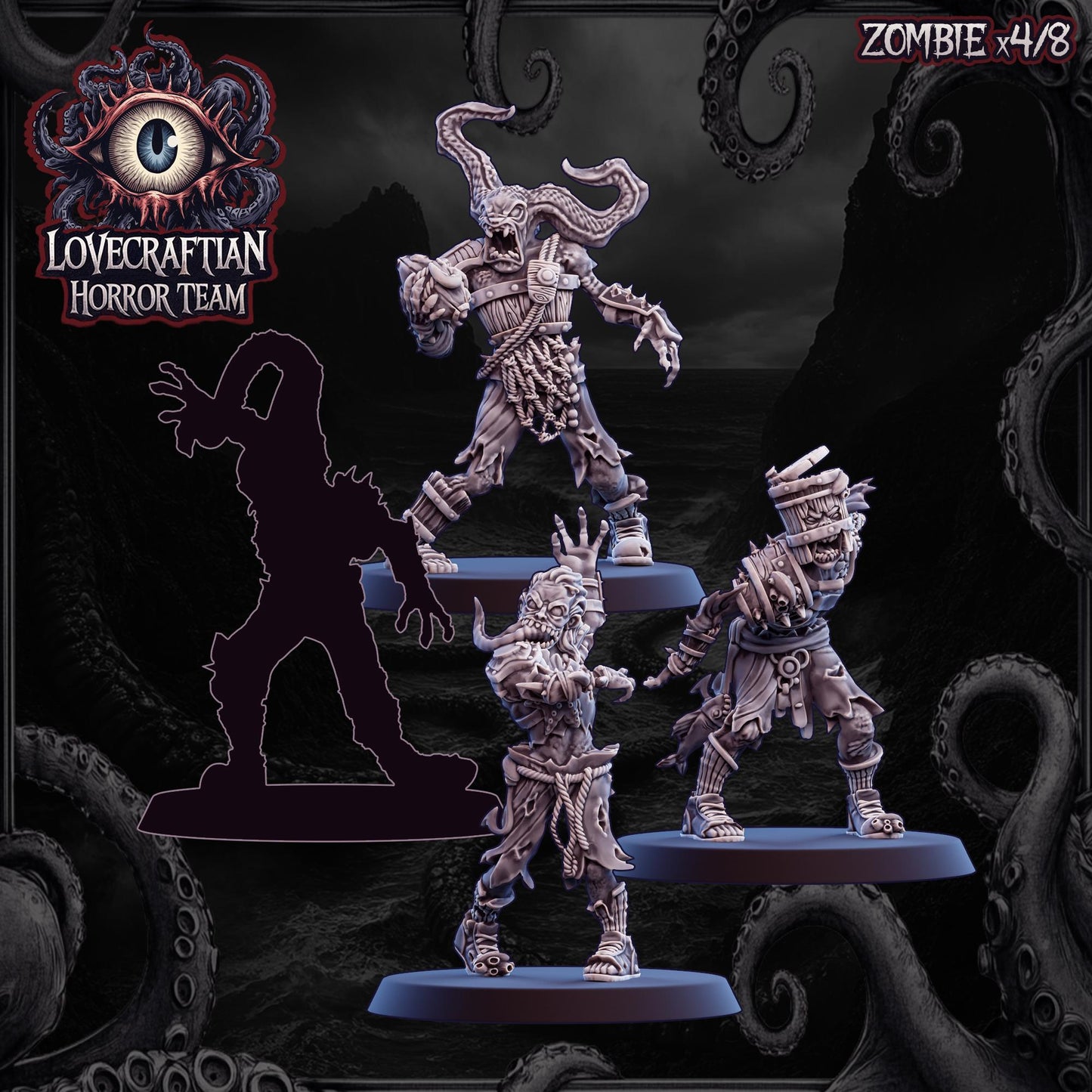 Lovecraftian Necro Horror Team Designed by UGNI Miniatures - Fantasy Football - product image 7 of 9