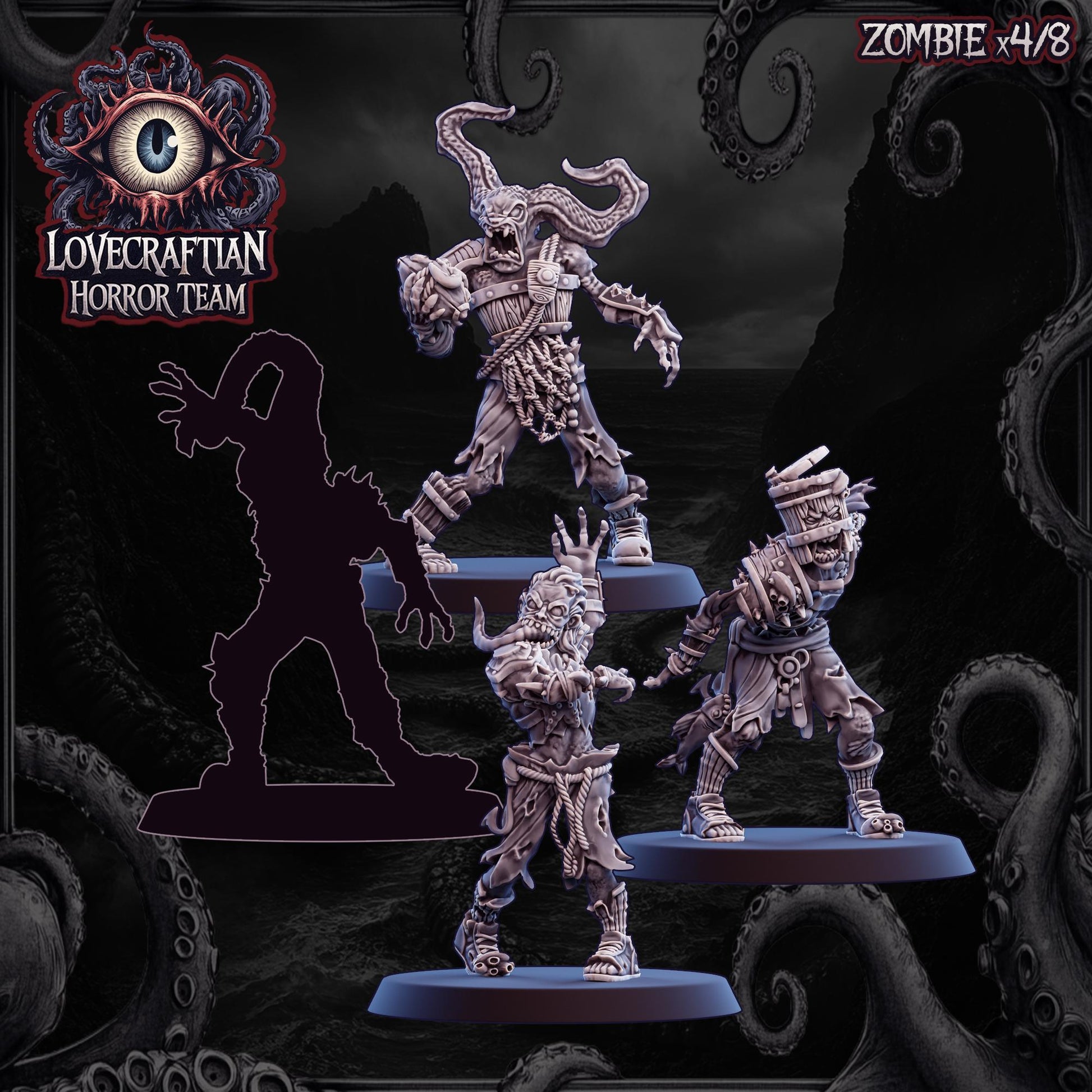 Lovecraftian Necro Horror Team Designed by UGNI Miniatures - Fantasy Football - product image 7 of 9