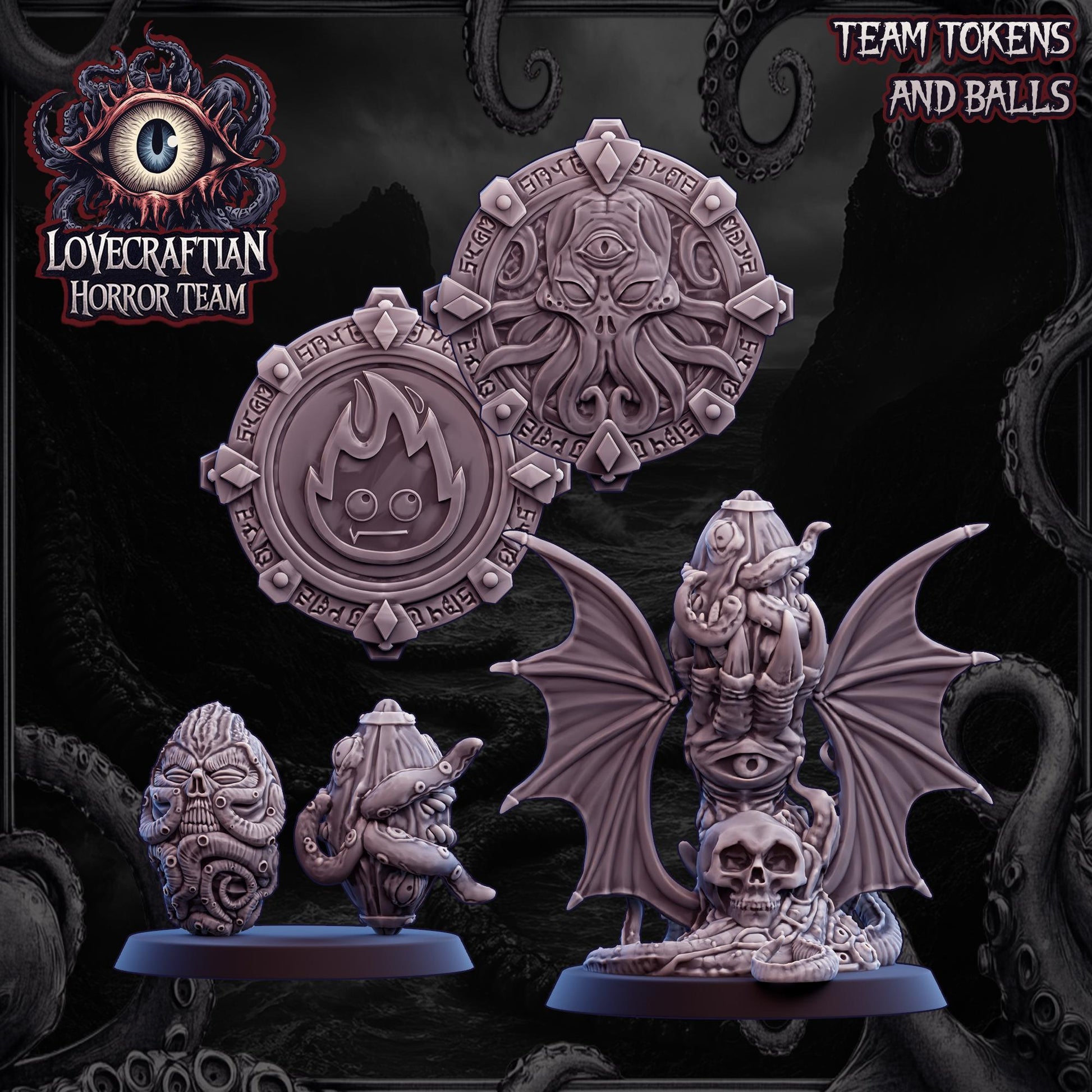 Lovecraftian Necro Horror Team Designed by UGNI Miniatures - Fantasy Football - product image 8 of 9