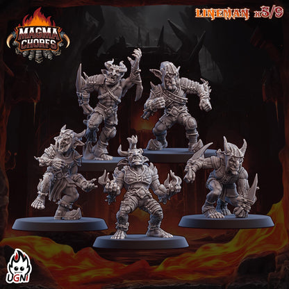 Magma Dwarfs Chaos - Designed by UGNI Miniatures - Fantasy Football - product image 3 of 10