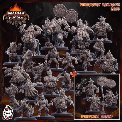 Magma Dwarfs Chaos - Designed by UGNI Miniatures - Fantasy Football - product image 10 of 10