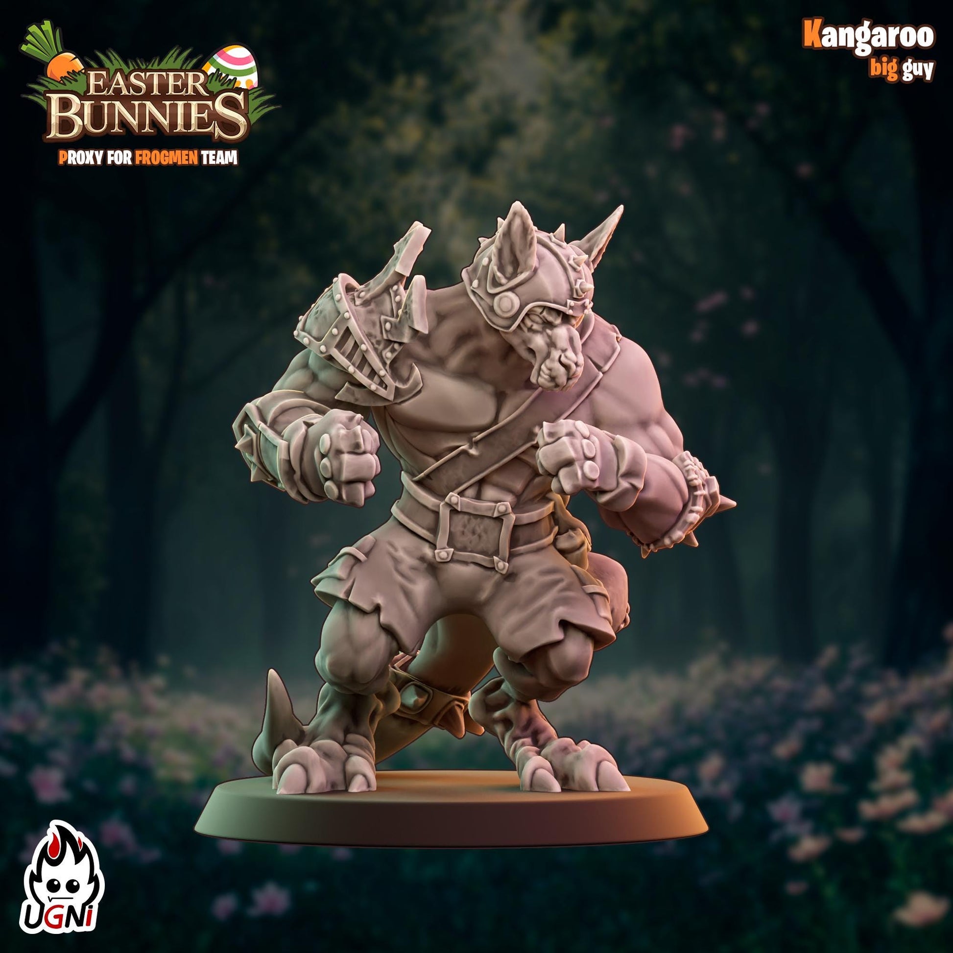 Easter Bunnies (Frogmen proxy) Designed by UGNI Miniatures - Fantasy Football - product image 5 of 8