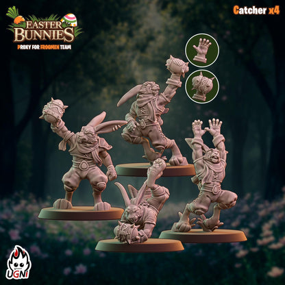 Easter Bunnies (Frogmen proxy) Designed by UGNI Miniatures - Fantasy Football - product image 3 of 8