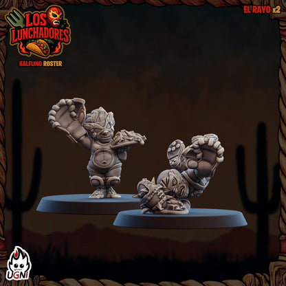 Halflings proxy (Luchadores Style) Designed by UGNI Miniatures - Fantasy Football - product image 4 of 8