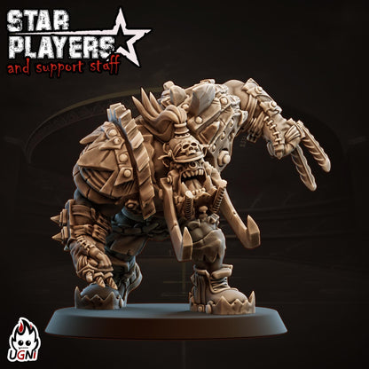 Brute Orc Star Player - Designed by UGNI Miniatures - Fantasy Football - product image 1 of 3