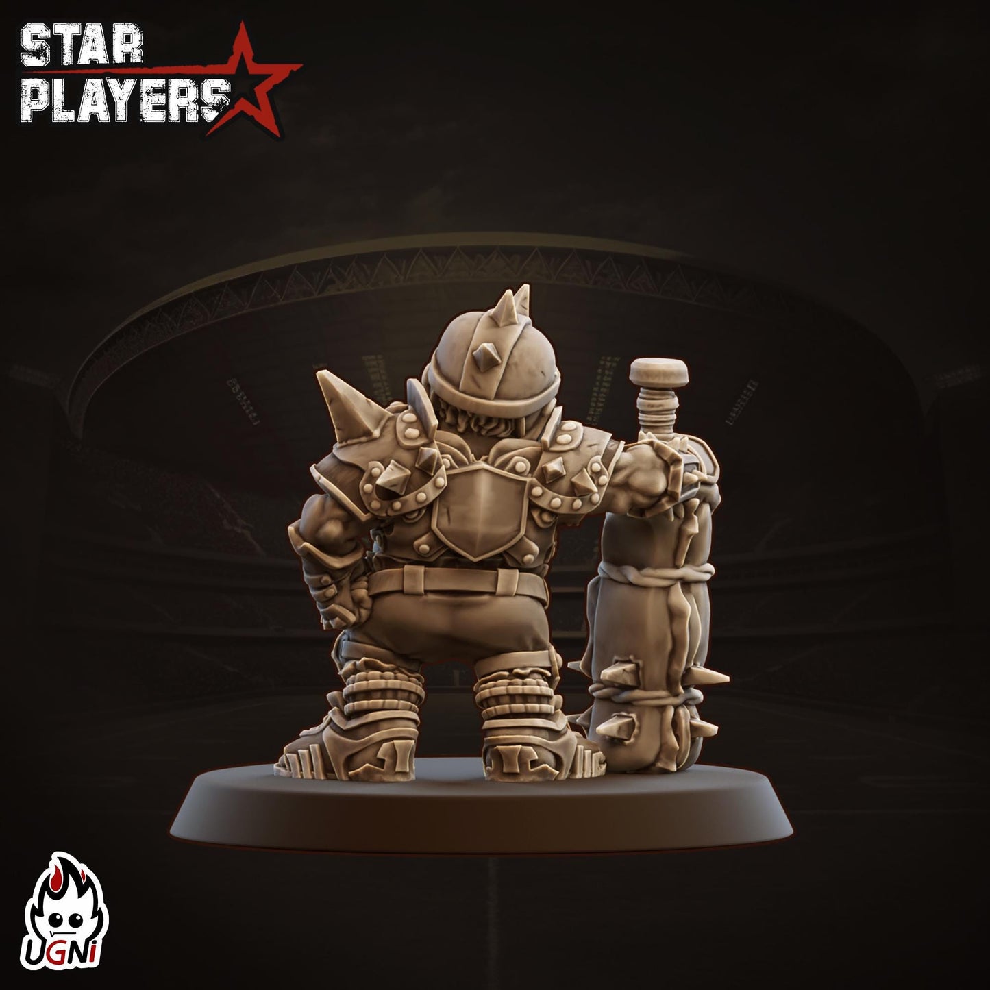 Halfling Star Player - Designed by UGNI Miniatures - Fantasy Football - product image 2 of 2