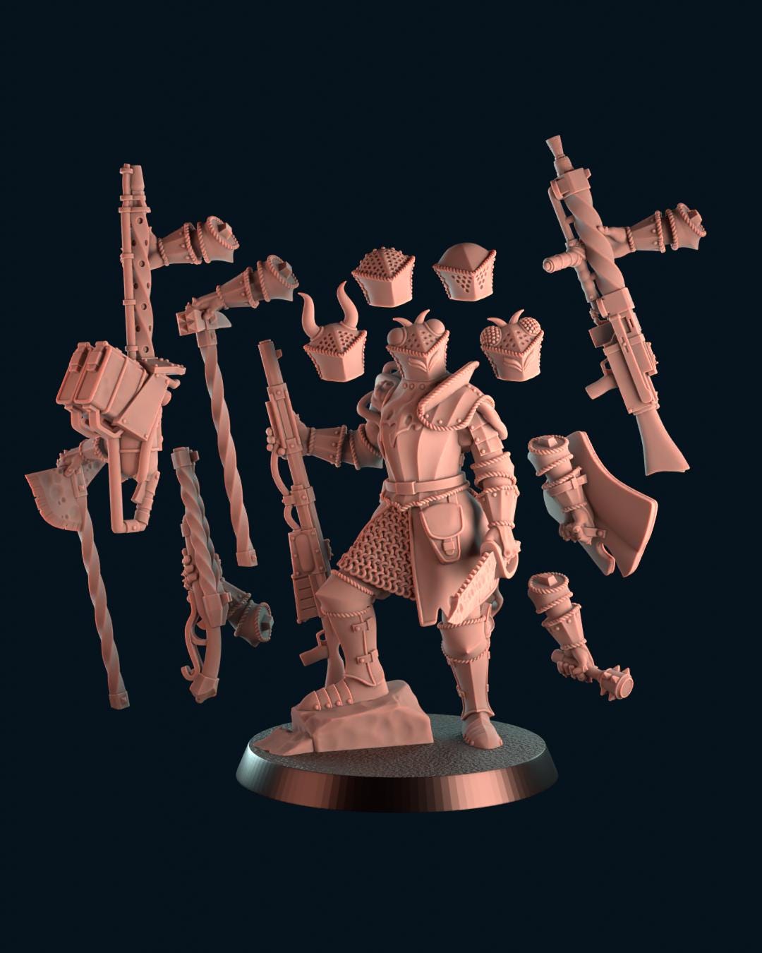 Kool Kiwi The Hollow War - Mantis Knight - Trench  Compatible (Custom Order) - product image 1 of 5