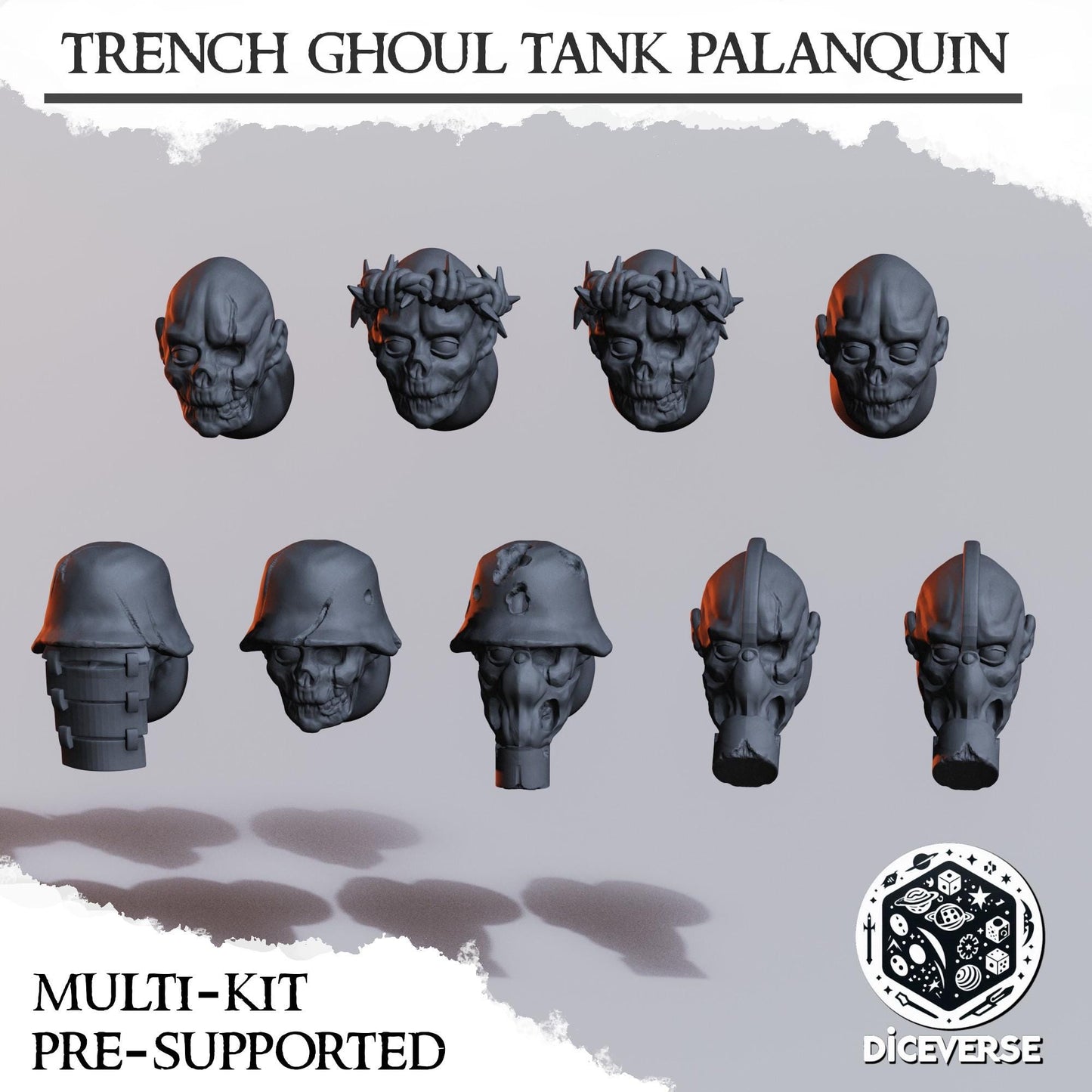 Diceverse Trench Ghoul Tank Palanquin - Trench  Compatible (Custom Order) - product image 2 of 6
