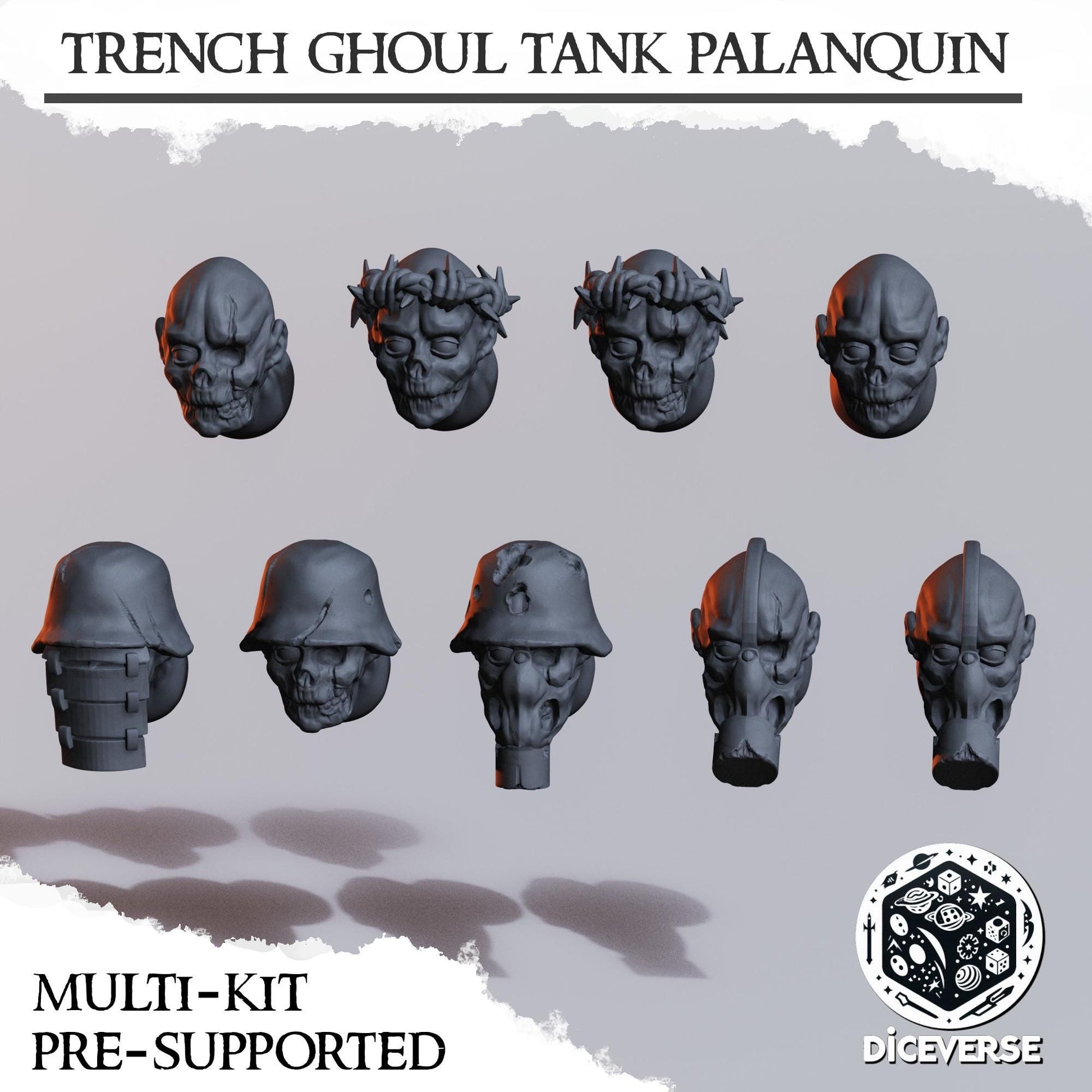 Diceverse Trench Ghoul Tank Palanquin - Trench  Compatible (Custom Order) - product image 2 of 6