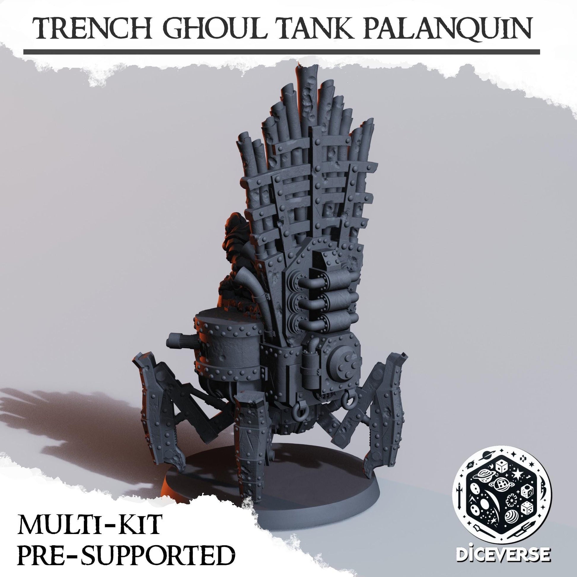 Diceverse Trench Ghoul Tank Palanquin - Trench  Compatible (Custom Order) - product image 6 of 6