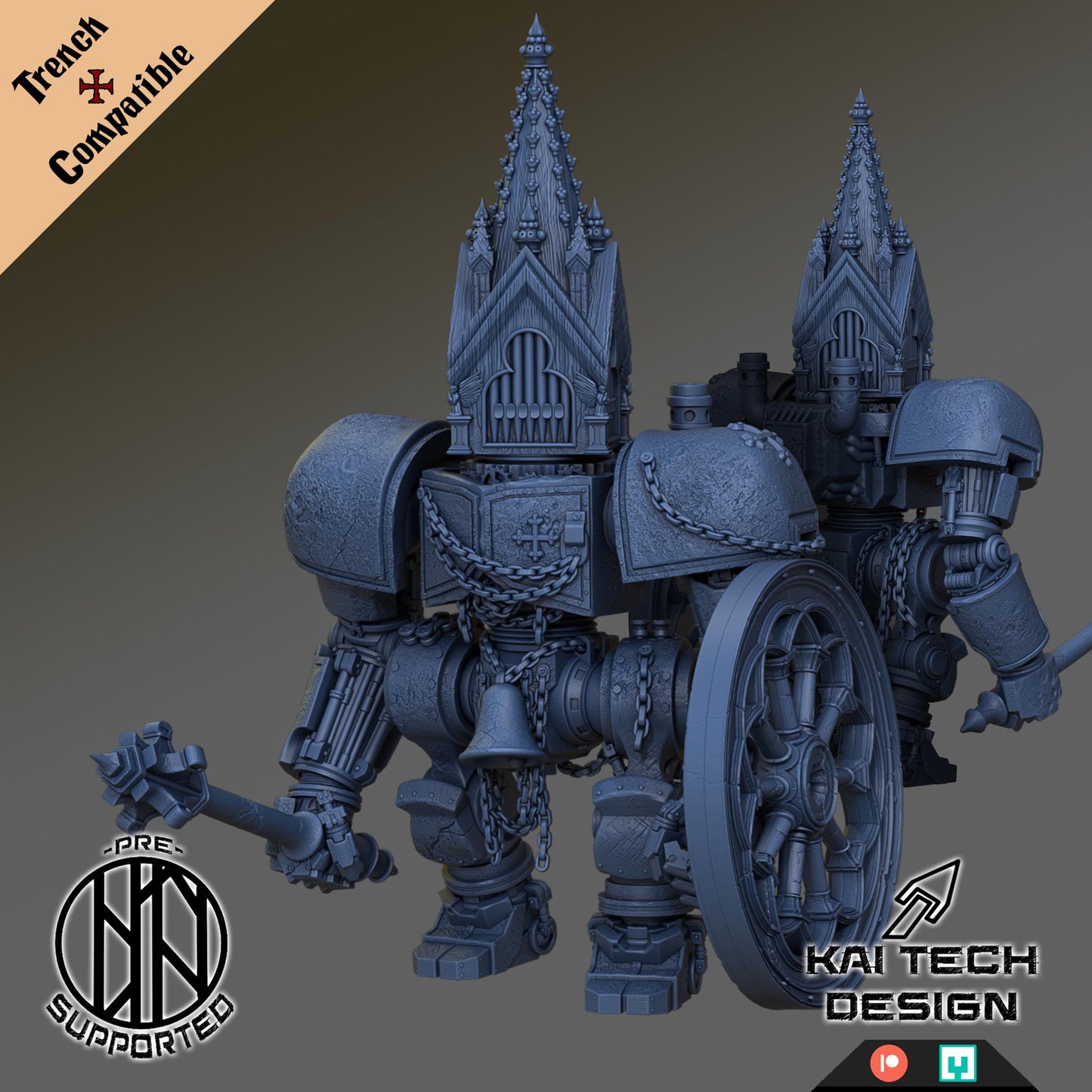 Kaitech Pilgrims Organ Shrine - Trench  Compatible (Custom Order) - product image 1 of 4