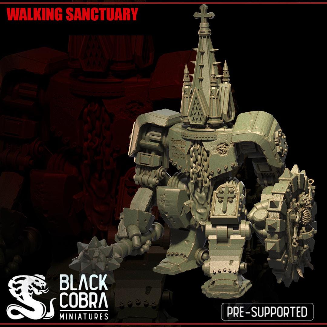 Black Cobra Miniatures Walking Sanctuary - Trench  Compatible (Custom Order) - product image 1 of 3