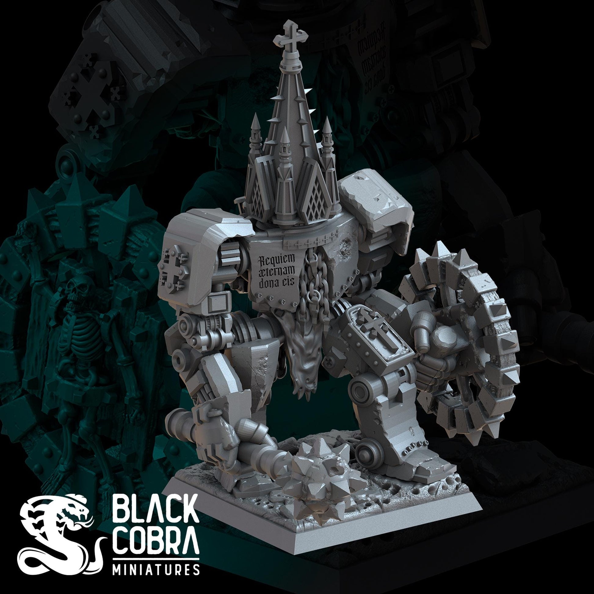 Black Cobra Miniatures Walking Sanctuary - Trench  Compatible (Custom Order) - product image 2 of 3