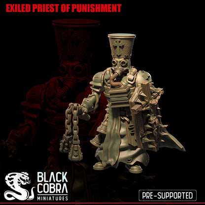 Black Cobra Miniatures Exiled Priest of Punishment - Trench  Compatible (Custom Order) - product image 2 of 2