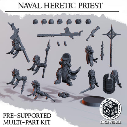 Diceverse Naval Heretic Priest - Trench  Compatible (Custom Order) - product image 3 of 4