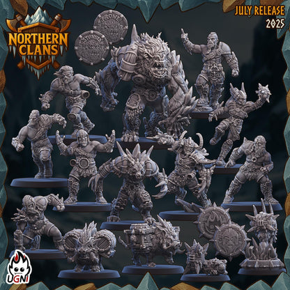 Northern Clans (Northmen) Designed by UGNI Miniatures - Fantasy Football - product image 1 of 9