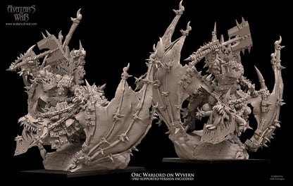 Avatars of War Iron Orc Warlord mounted on Wyvern - Fantasy / D&D (Custom Order) - product image 2 of 5