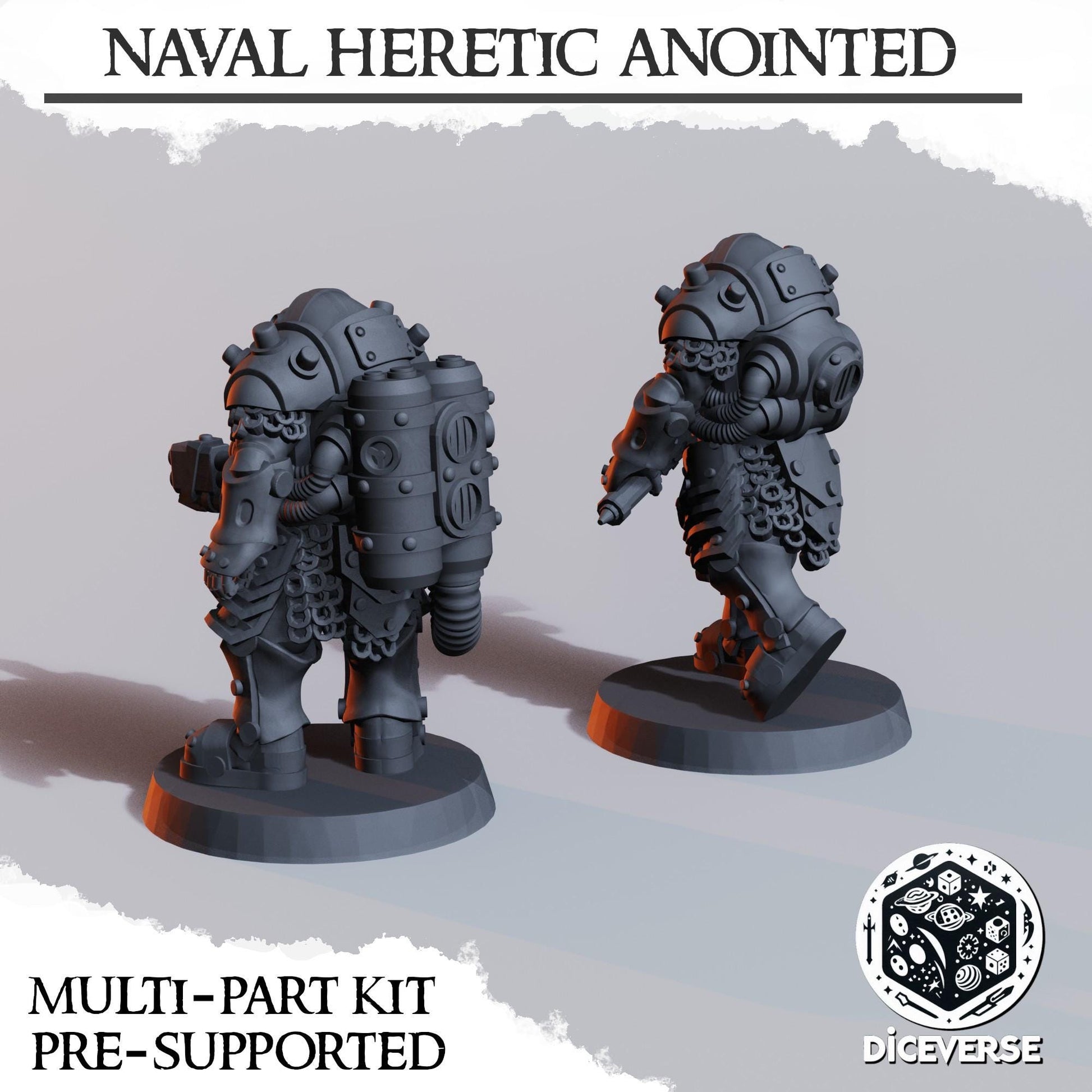 Diceverse Naval Heretic Anointed - Trench  Compatible (Custom Order) - product image 2 of 3