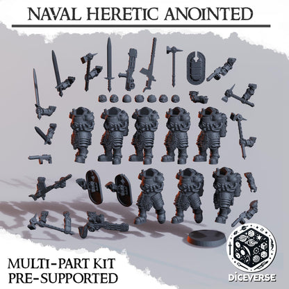 Diceverse Naval Heretic Anointed - Trench  Compatible (Custom Order) - product image 3 of 3
