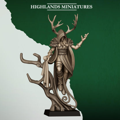 Highland Miniatures Feral Elf Druid - Fantasy / D&D (Custom Order) - product image 1 of 4