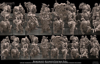 Avatars of War Rukgrud’s Kleava’n’Stickas Regiment - Fantasy / D&D (Custom Order) - product image 3 of 5