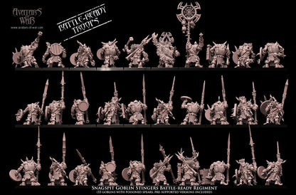 Avatars of War Snagspit Goblin Stingers Battle-Ready regiment - Fantasy / D&D (Custom Order) - product image 3 of 3