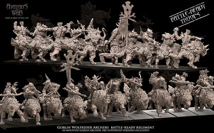 Avatars of War Goblin Wolfrider Archers - Fantasy / D&D (Custom Order) - product image 2 of 6