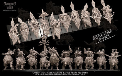 Avatars of War Goblin Wolfrider Archers - Fantasy / D&D (Custom Order) - product image 3 of 6