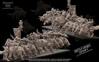 Avatars of War Goblin Wolfrider Archers - Fantasy / D&D (Custom Order) - product image 4 of 6