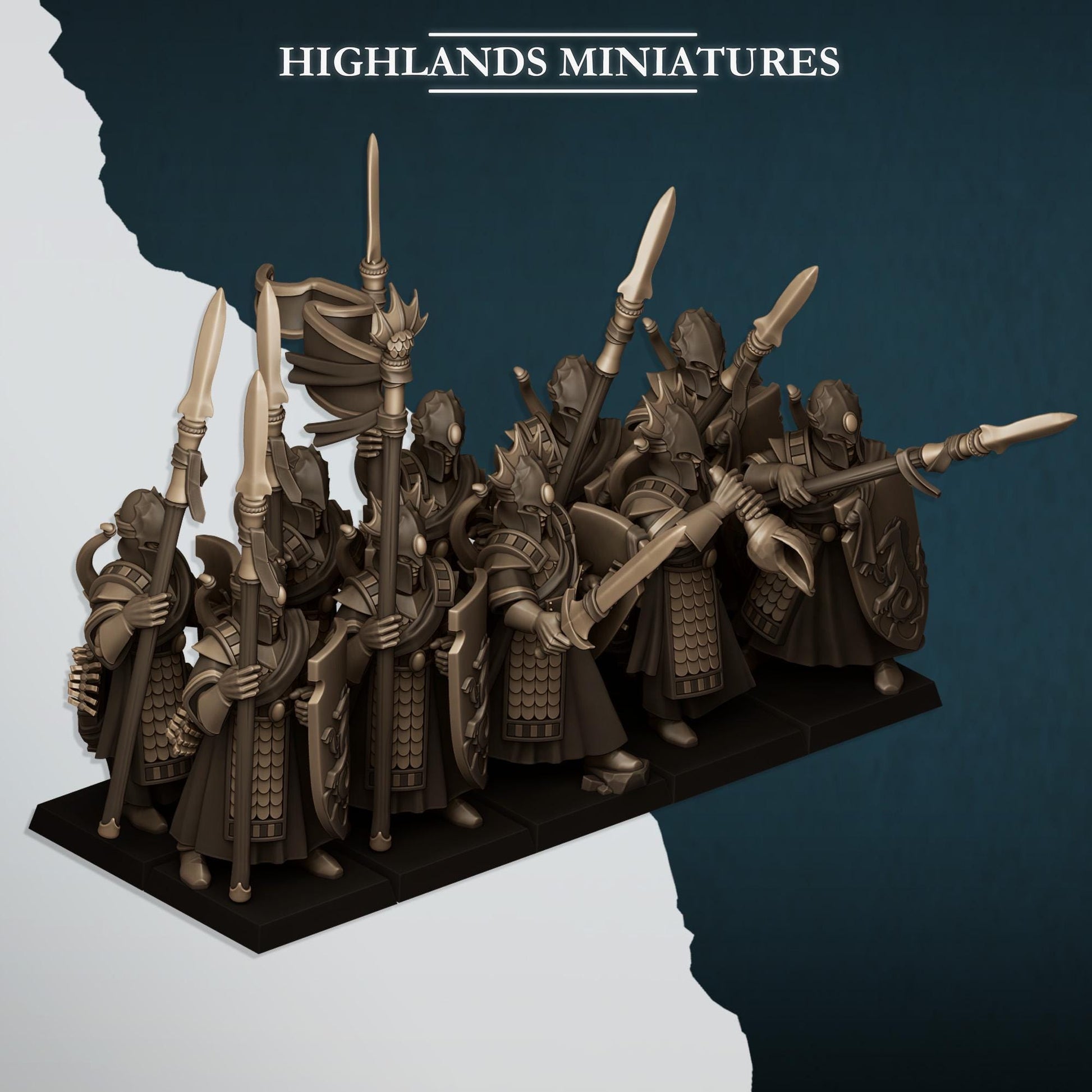 Highland Miniatures Aegean Sea Guard - Fantasy / D&D (Custom Order) - product image 2 of 3