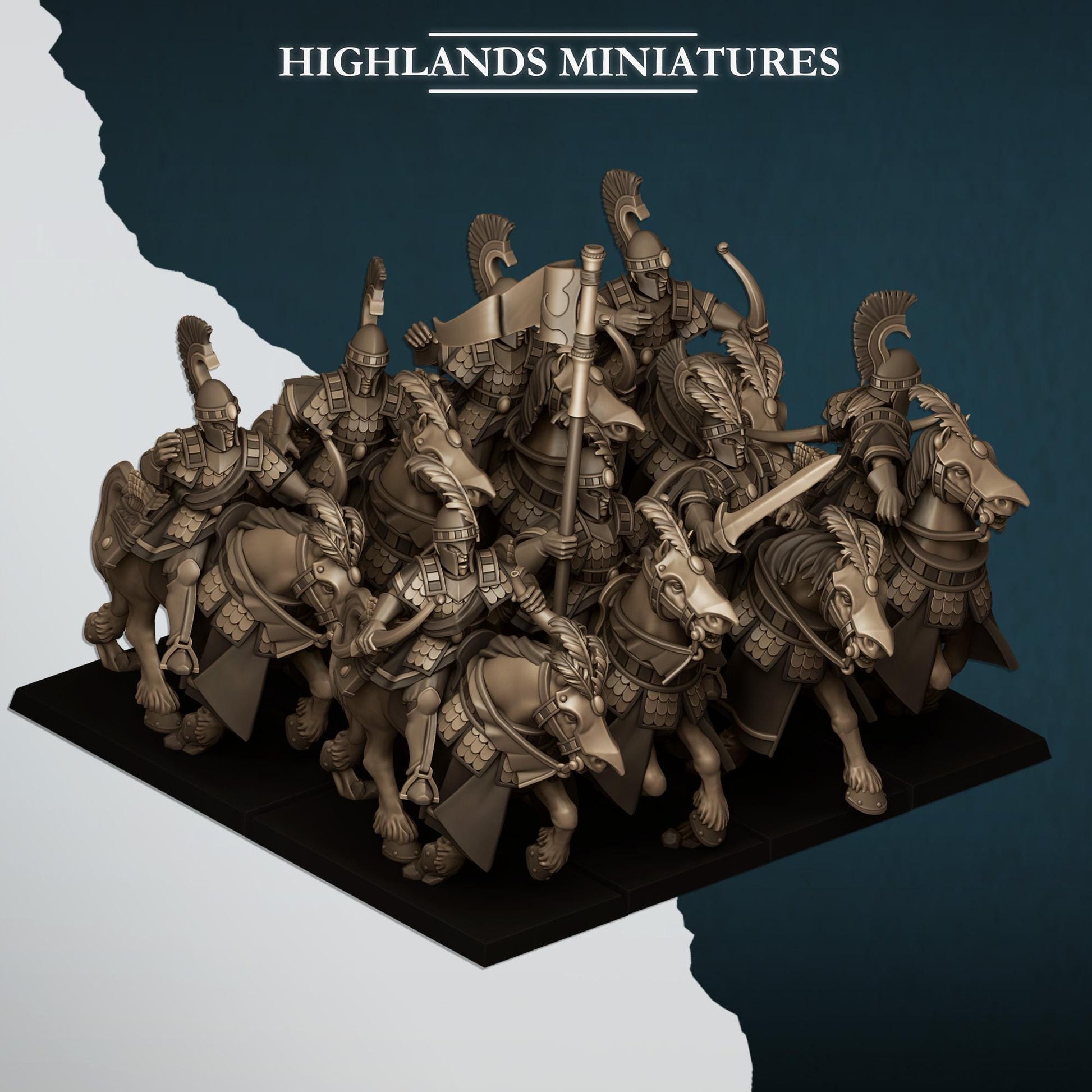 Highland Miniatures Aegean Sea Hippeis - Fantasy / D&D (Custom Order) - product image 1 of 3