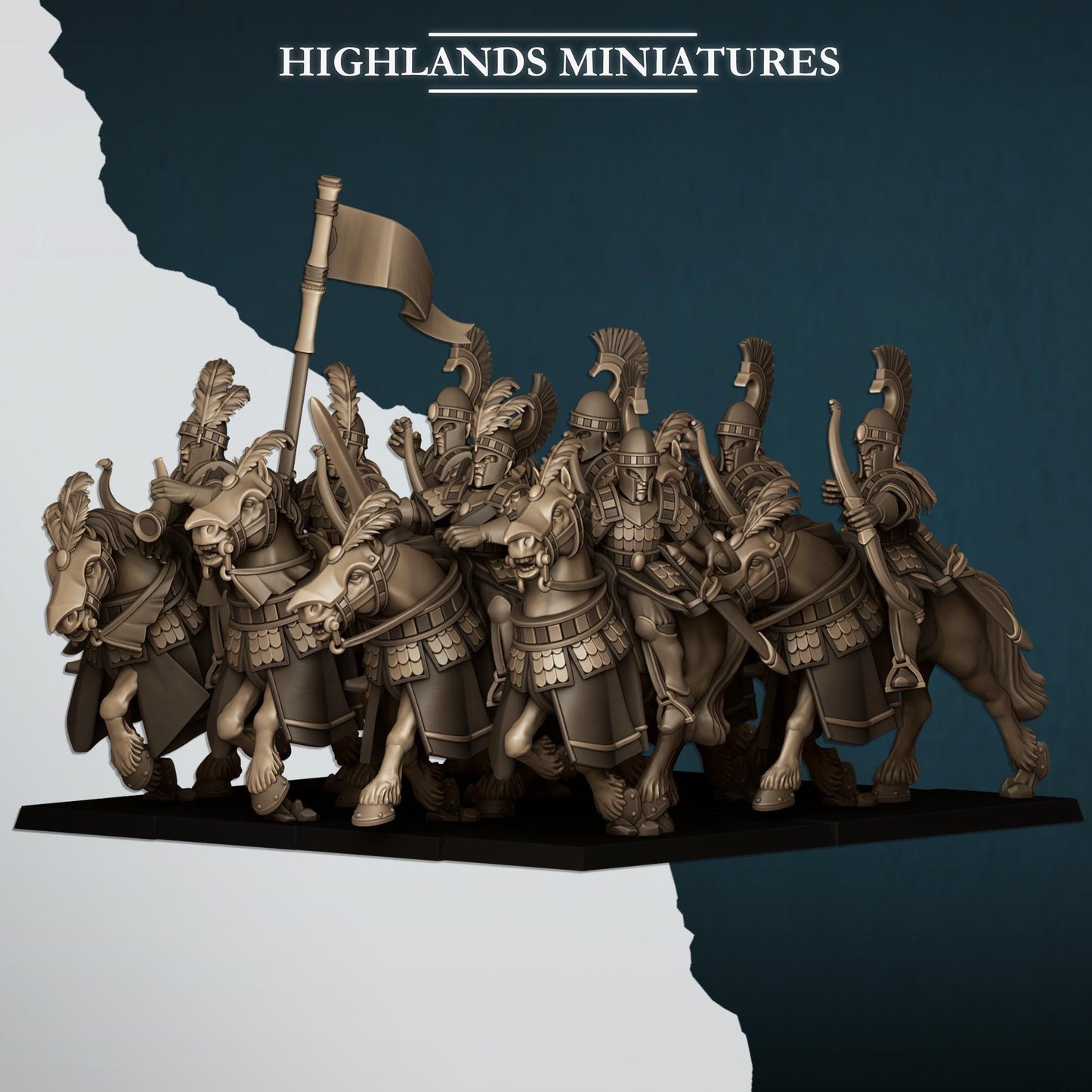 Highland Miniatures Aegean Sea Hippeis - Fantasy / D&D (Custom Order) - product image 2 of 3