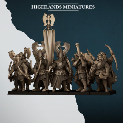 Highland Miniatures Nemean Lions with Bows - Fantasy / D&D (Custom Order) - product image 2 of 3