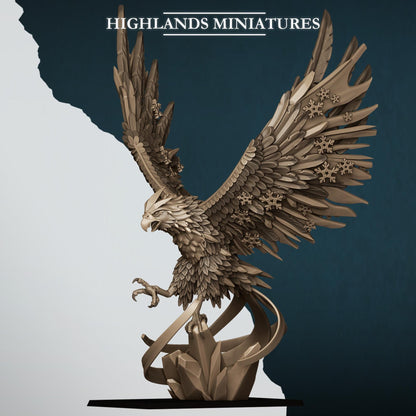 Highland Miniatures Fire or Ice Phoenix - Fantasy / D&D (Custom Order) - product image 3 of 3
