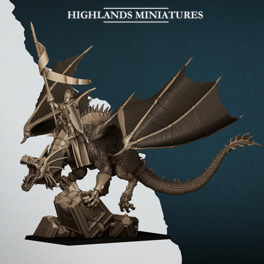Highland Miniatures Aegean Dragon - Fantasy / D&D (Custom Order) - product image 1 of 4