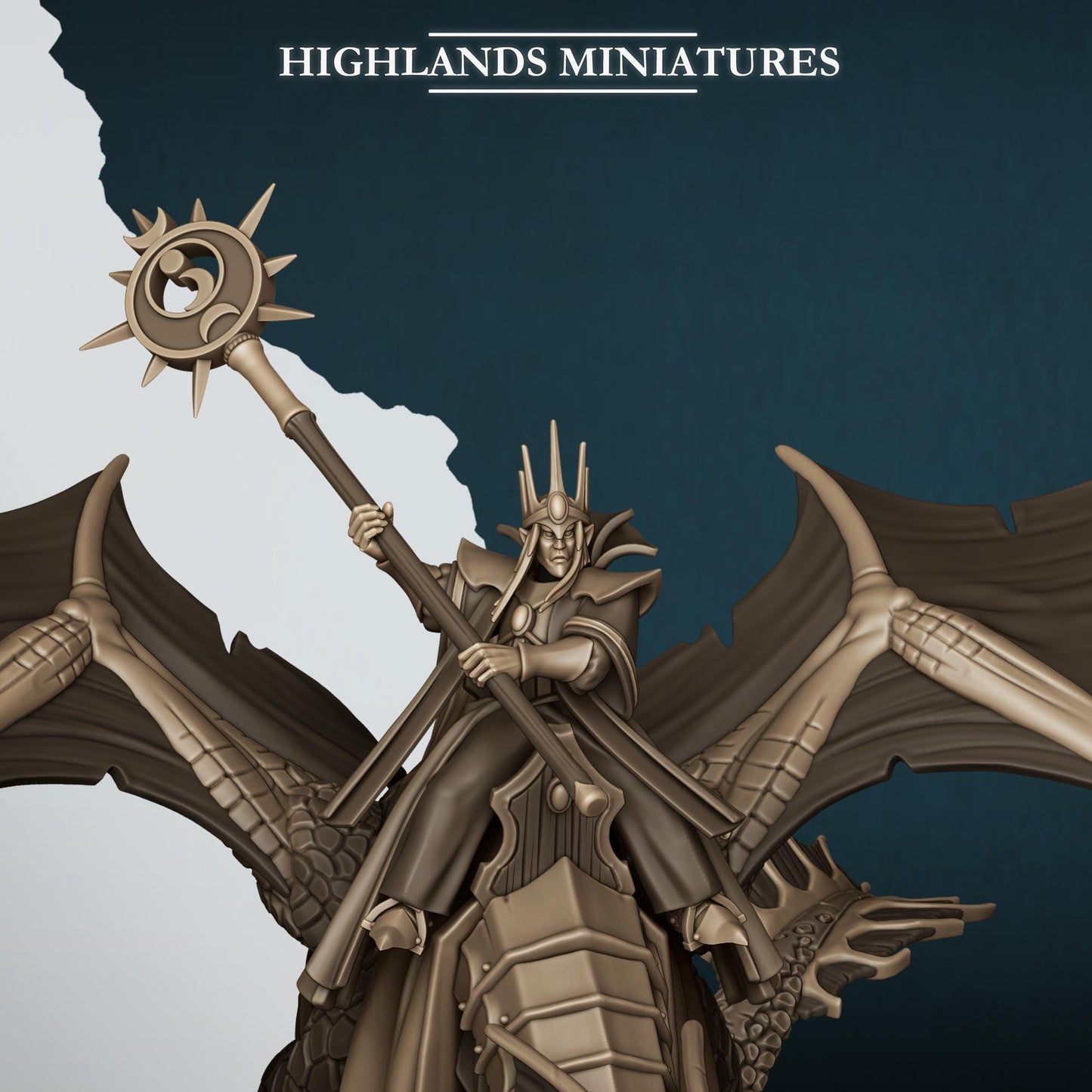 Highland Miniatures Aegean Dragon - Fantasy / D&D (Custom Order) - product image 4 of 4
