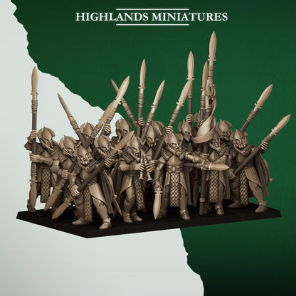 Highland Miniatures Feral Spearmen - Fantasy / D&D (Custom Order) - product image 3 of 3