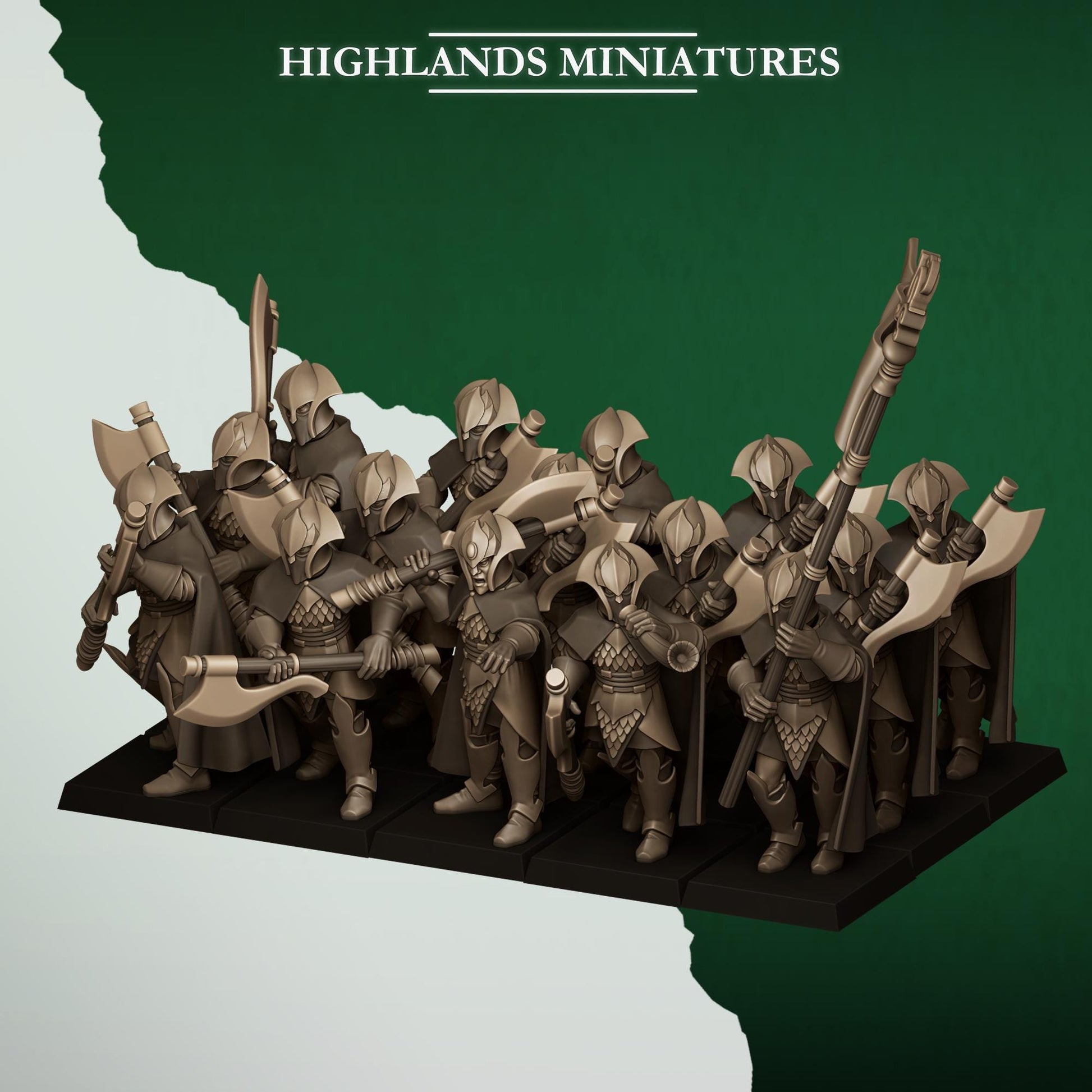 Highland Miniatures Feral Axemen - Fantasy / D&D (Custom Order) - product image 2 of 2