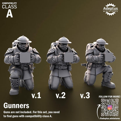 Adeptus Miniatures Sunclaw Heavy Weapons Teams x3 (Custom Order) - product image 3 of 8