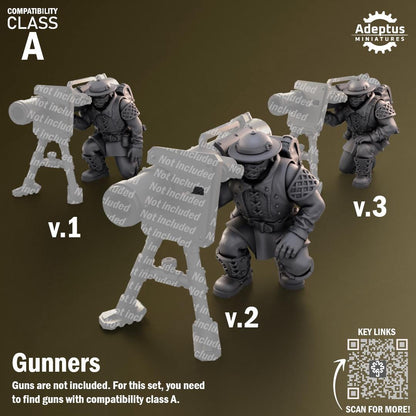 Adeptus Miniatures Sunclaw Heavy Weapons Teams x3 (Custom Order) - product image 5 of 8