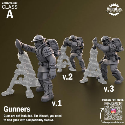 Adeptus Miniatures Sunclaw Heavy Weapons Teams x3 (Custom Order) - product image 6 of 8