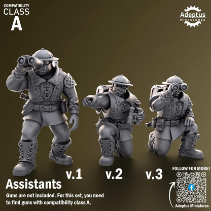 Adeptus Miniatures Sunclaw Heavy Weapons Teams x3 (Custom Order) - product image 7 of 8