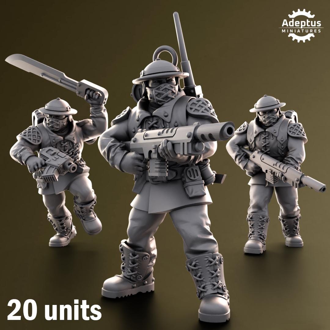 Adeptus Miniatures Sunclaw Infantry Squad (Custom Order) - product image 1 of 7