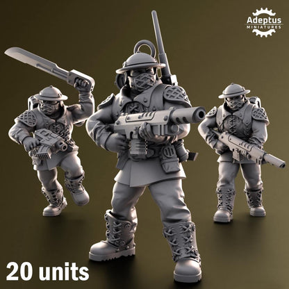 Adeptus Miniatures Sunclaw Infantry Squad (Custom Order) - product image 1 of 7