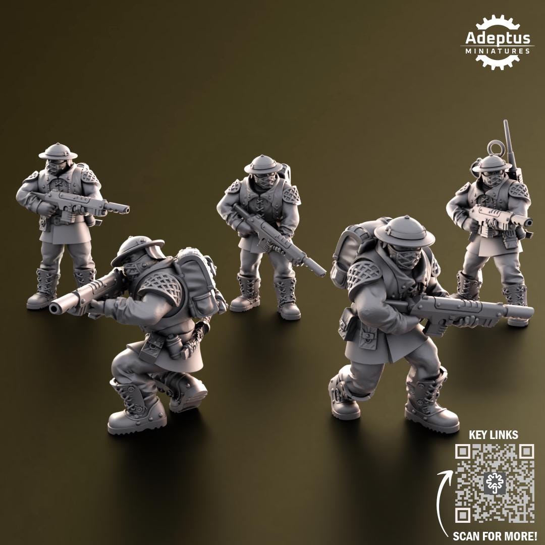 Adeptus Miniatures Sunclaw Infantry Squad (Custom Order) - product image 5 of 7