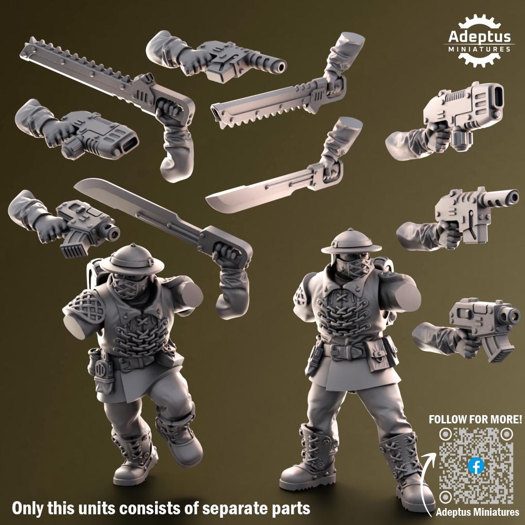 Adeptus Miniatures Sunclaw Infantry Squad (Custom Order) - product image 7 of 7
