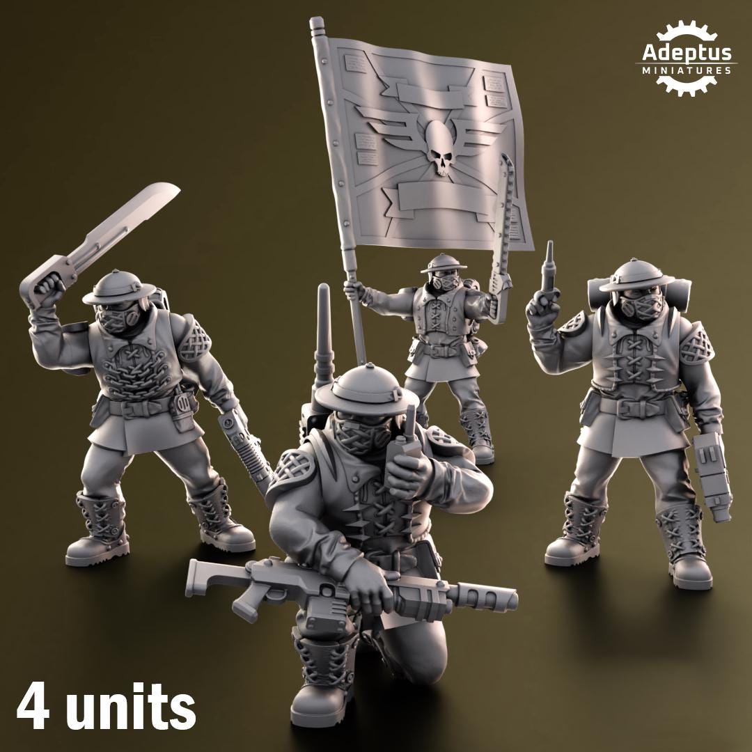 Adeptus Miniatures Sunclaw Command Squad (Custom Order) - product image 1 of 9
