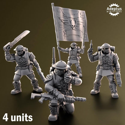 Adeptus Miniatures Sunclaw Command Squad (Custom Order) - product image 1 of 9